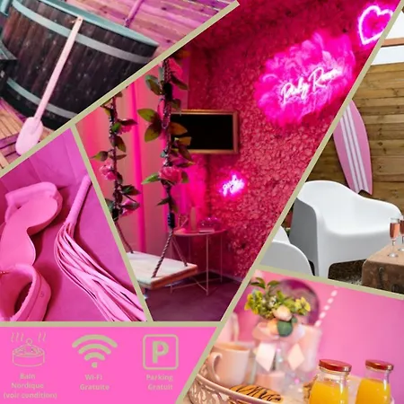 Pinky Glamour Pas Que Parking Gratuit 아파트 *